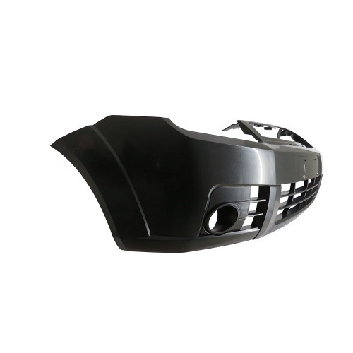 Para-choque Fiesta Harch/Sedan 2008 a 2010 dianteiro preto liso - 2580