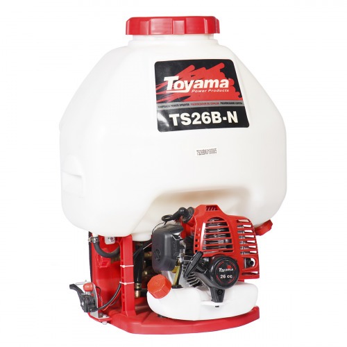 Pulverizador costal a gasolina 1 hp 25L com 2 lanas e 4 bicos - TS26B-N