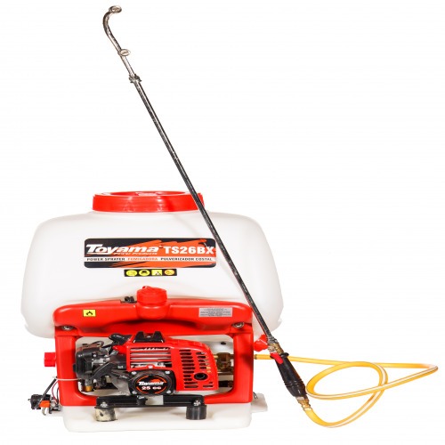 Pulverizador costal a gasolina 1 hp 25L com 2 lanas e 4 bicos - TS26B-N