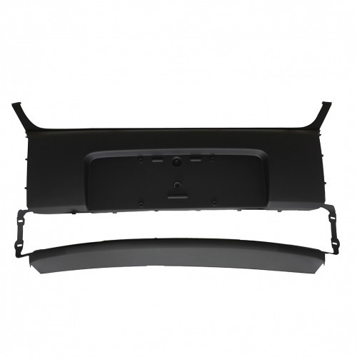 Para-choque Ford Ka 2003 a 2007 dianteiro central preto texturizado - 2651