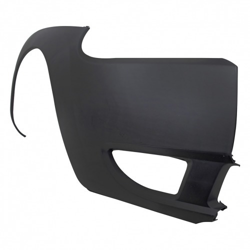 Para-choque Ford Ka 2003 a 2007 dianteiro direito preto texturizado - 2653