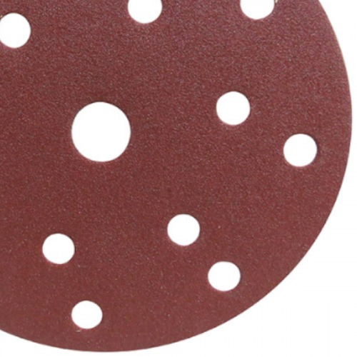 Disco de lixa com pluma 150 mm 15 furos gro 60 com 10 peas - D-54617