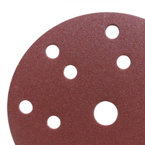 Disco de lixa com pluma 150 mm 15 furos gro 60 com 10 peas - D-54617