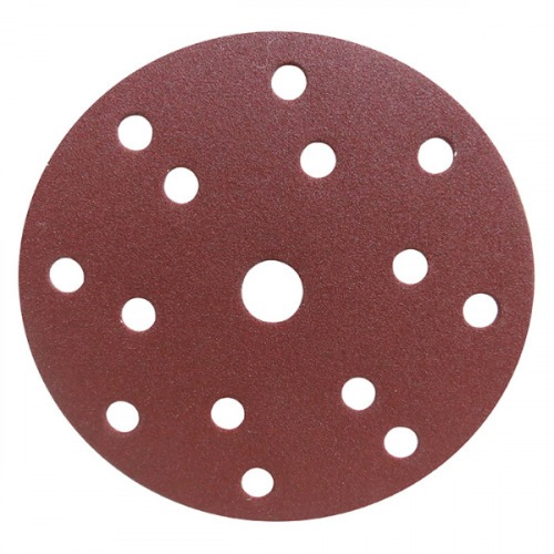 Disco de lixa com pluma 150 mm 15 furos gro 60 com 10 peas - D-54617
