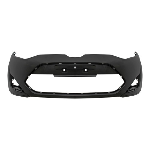 Para-choque Fiesta hatch/sedan 2010 a 2014 dianteiro preto liso 2575