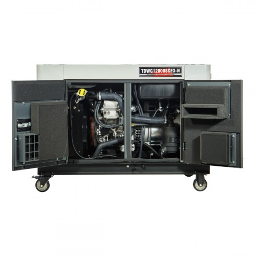 Gerador de energia 12,5 kva a diesel partida eltrica trifsico 380V - TDWG12000SGE3-N