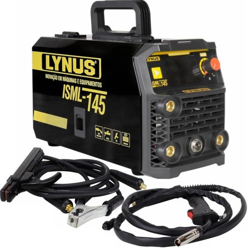 Inversora de solda Multiprocesso 120A ISML-145 + Arame mig 0,8mm 900g LAM-09  110V/220V Inversora de solda Multiprocesso 120A ISML-145 + Arame mig 0,8mm 900g LAM-09  110V/220V