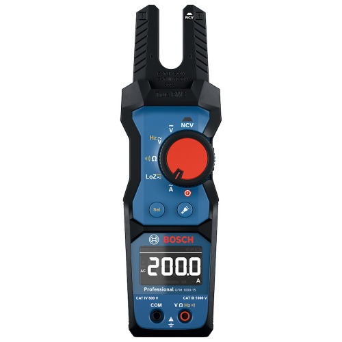 Alicate ampermetro digital 200A True RMS CAT IV 600V - GFM 1000-15