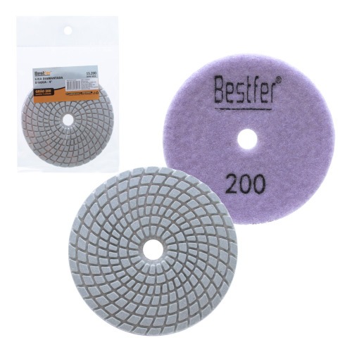 Disco de lixa diamantado costado em pluma 4 Disco de lixa diamantado costado em pluma 4