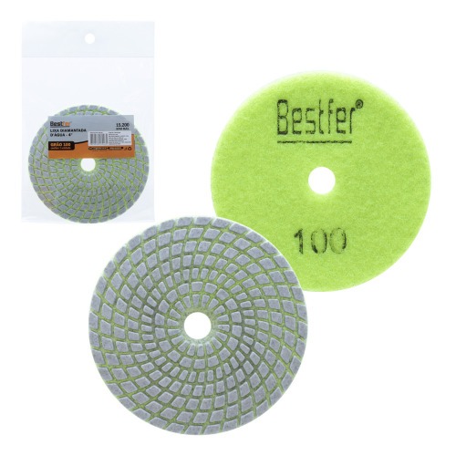 Disco de lixa diamantado costado em pluma 4