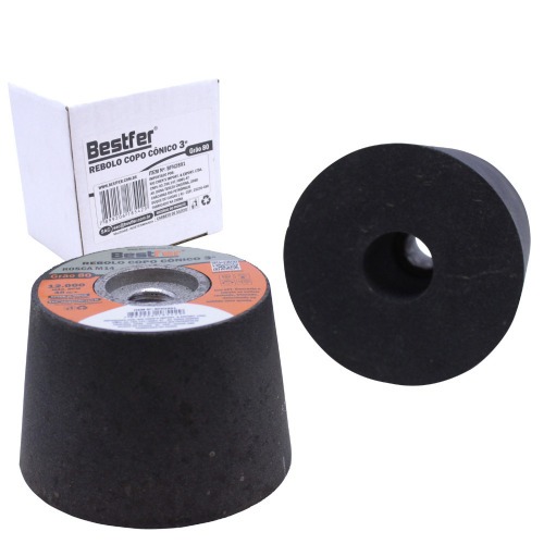 Rebolo copo cnico para esmerilhadeiras 75 x 50 mm M14 - BFH2891