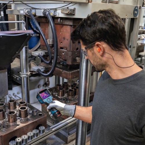 Cmera trmica pontual infravermelho 256 x 192 pixels -20C a 450C - GTC 12V-450-13