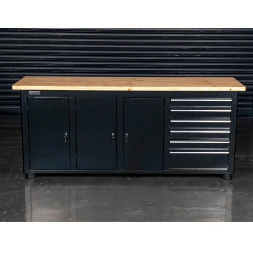 Bancada fechada com 6 gavetas e 3 portas RLL-214