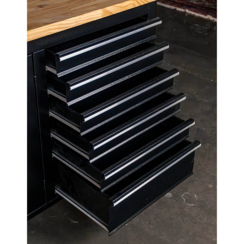 Bancada fechada com 6 gavetas e 3 portas RLL-214