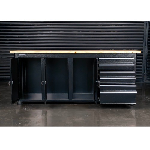Bancada fechada com 6 gavetas e 3 portas RLL-214