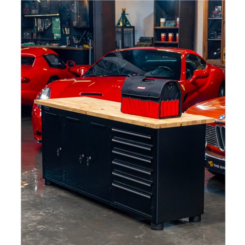 Bancada fechada com 6 gavetas e 3 portas RLL-214