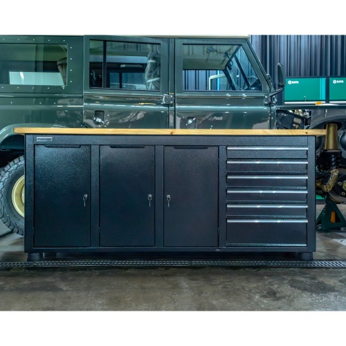 Bancada fechada com 6 gavetas e 3 portas RLL-214