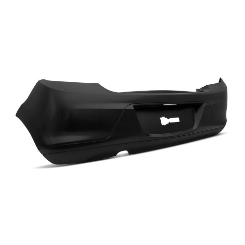 Para-choque Onix Lt/Ltz 2012 a 2016 traseiro preto liso parcial - 1762
