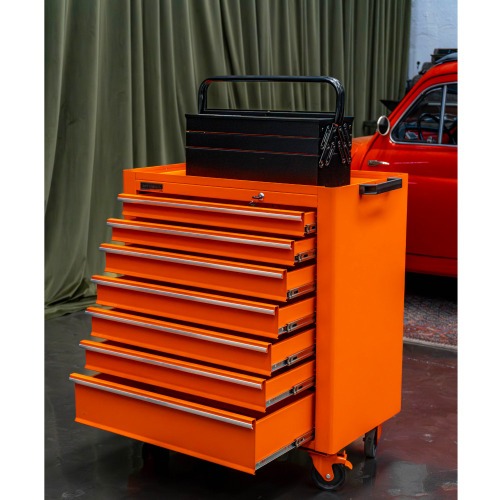 Carrinho para ferramentas fechado com 7 gavetas - RLL-329L