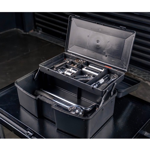 Caixa plstica para ferramentas 365 x 230 x 147 mm com estojo - Premium