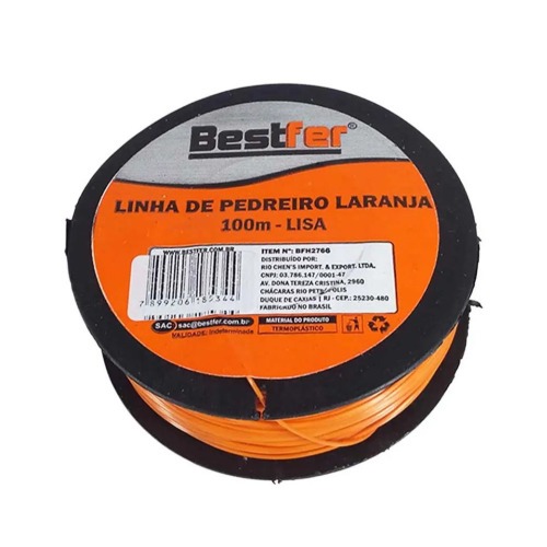 Linha para pedreiro lisa 0,8mm x 100 metros - BFH2766
