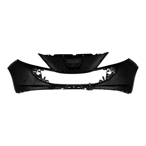 Para-choque Peugeot 207 Hatch/Sed/Sw/Hogg 2010 a 2015 dianteiro preto liso sem farol - 10005