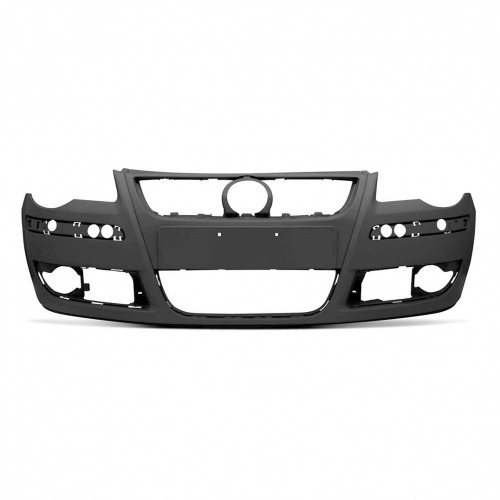 Para-choque Polo Sedan/Hatch 2007 a 2011 dianteiro preto liso com e sem farol - 6123