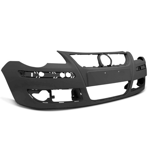 Para-choque Polo Sedan/Hatch 2007 a 2011 dianteiro preto liso com e sem farol - 6123