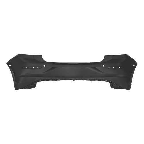 Para-choque Polo 2022 a 2025 traseiro preto liso com sensor - 6103 Para-choque Polo 2022 a 2025 traseiro preto liso com sensor - 6103