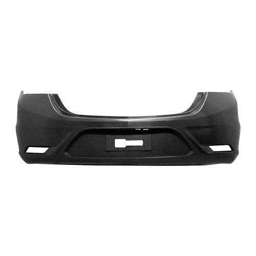 Para-choque Prisma 2016 a 2020 traseiro preto liso com furo de sensor - 1768 Para-choque Prisma 2016 a 2020 traseiro preto liso com furo de sensor - 1768