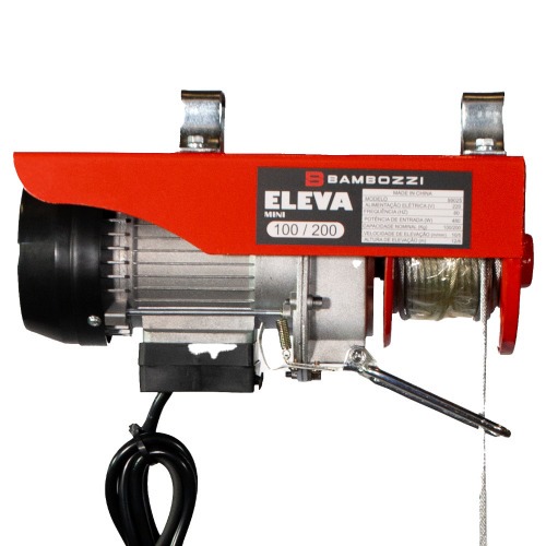 Guincho talha el�trica 100/200 kg eleva��o at� 12 m - 99025  220V