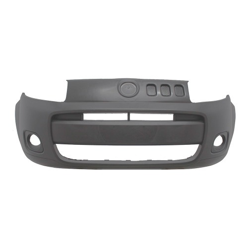 Para-choque Uno 2006 a 2014 Fiorino 2014 a 2020 dianteiro cinza texturizado com farol - 3412