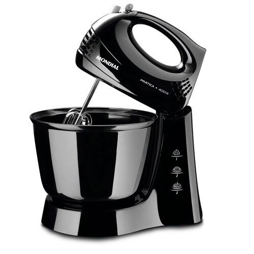 Kit Liquidificador 550W Turbo Power L-99-FB + Batedeira 400W Prtica B-44-B  220V