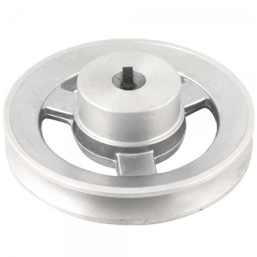 Polia de alum�nio 1 canal perfil A 120 mm com furo de 5/8