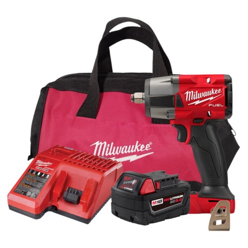 Chave de impacto a bateria 18V encaixe de 1/2