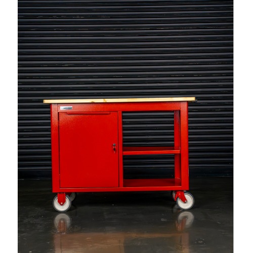 Bancada móvel com 1 porta e 1 prateleira lateral - RLL-263 Bancada móvel com 1 porta e 1 prateleira lateral - RLL-263