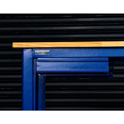 Bancada aberta com 02 gavetas e tampo de madeira pinus - RLL-210A Bancada aberta com 02 gavetas e tampo de madeira pinus - RLL-210A