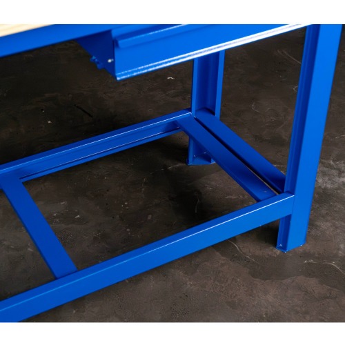 Bancada aberta com 02 gavetas e tampo de madeira pinus - RLL-210A Bancada aberta com 02 gavetas e tampo de madeira pinus - RLL-210A