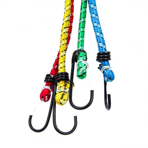 Elstico para bagageiro 2 metros com gancho 4 peas - 08187