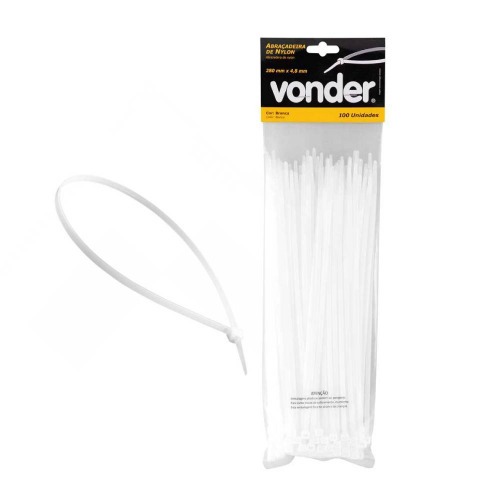 Abraadeira de nylon 28 cm com 100 peas