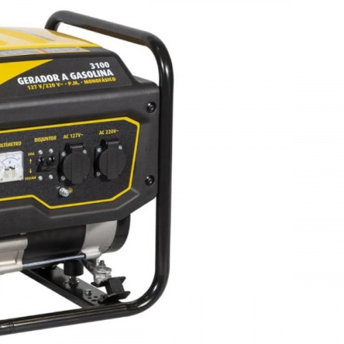 Gerador de energia 3,0 Kva a gasolina partida manual - 3100