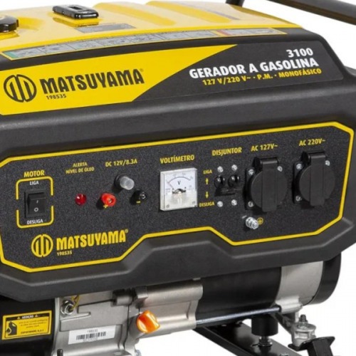 Gerador de energia 3,0 Kva a gasolina partida manual - 3100