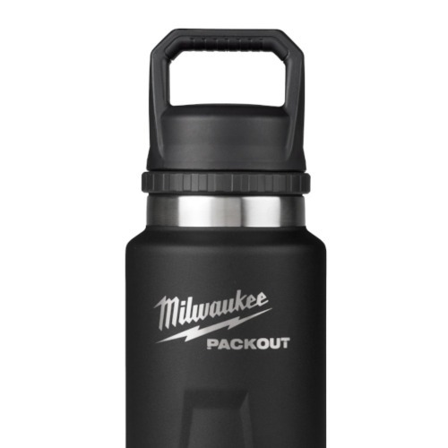 Garrafa t�rmica com isolamento a v�cuo 1L Preto - PACKOUT