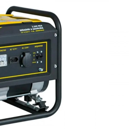 Gerador de energia 3,6 Kva a gasolina partida manual - 3800
