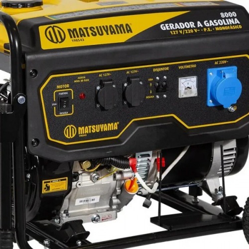 Gerador de energia 6,5 Kva a gasolina partida el�trica - 8000