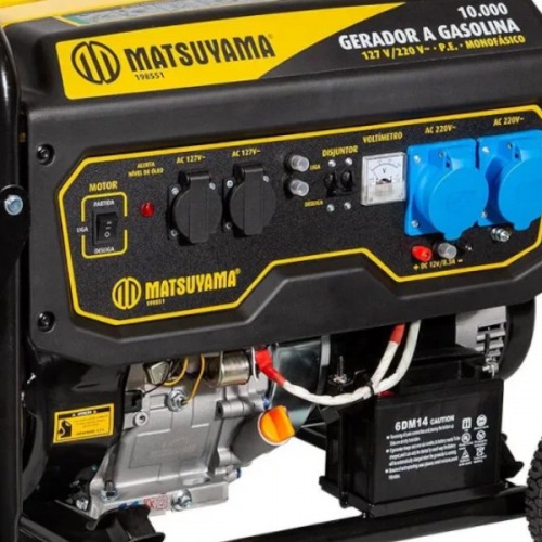 Gerador de energia 9,0 Kva a gasolina partida el�trica - 10000