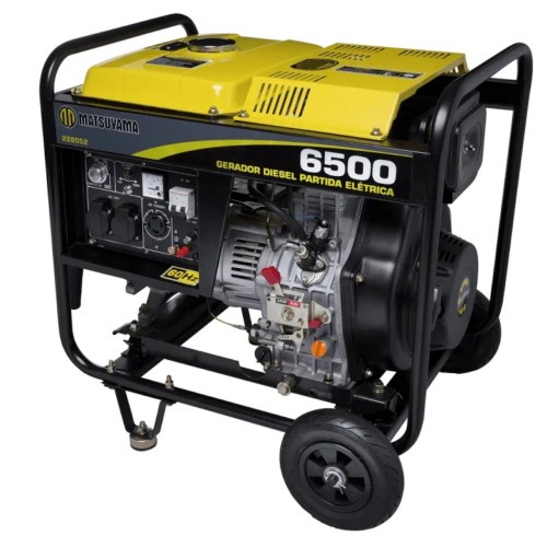 Gerador de energia 6,0 Kva a diesel partida el�trica - 6500 