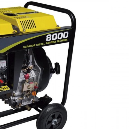 Gerador de energia 6,7 Kva a diesel partida el�trica - 8000