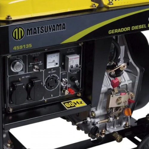 Gerador de energia 6,7 Kva a diesel partida el�trica - 8000