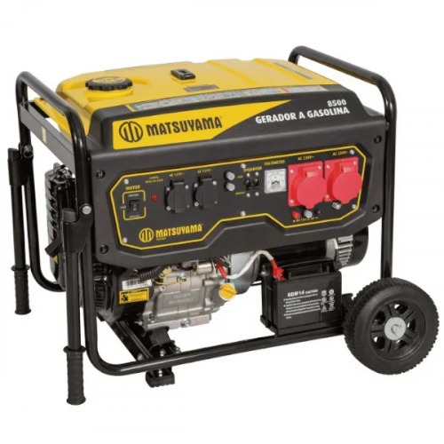 Gerador de energia 3,3 Kva a gasolina partida manual - 3500